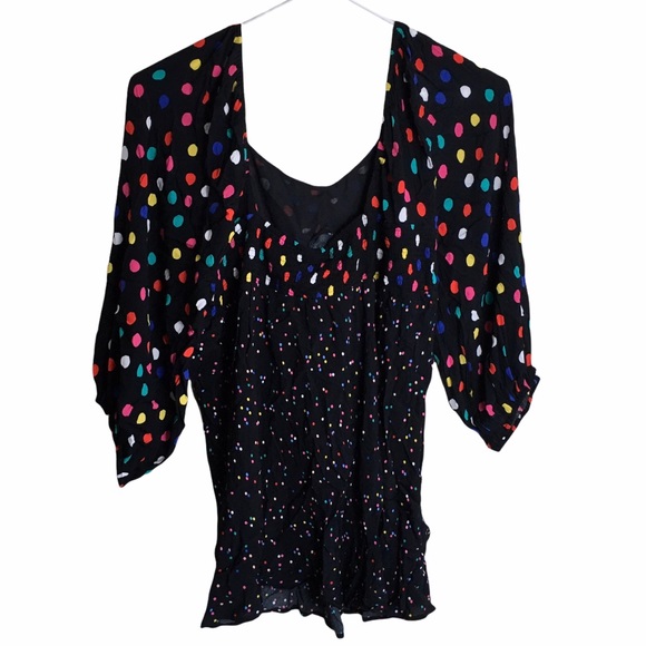 Women's Polka Dot Swing Dress NWT - Picture 4 of 4